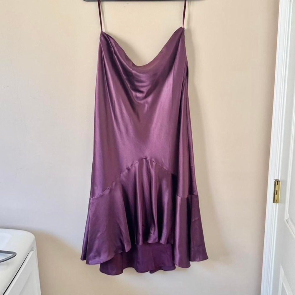 Sundance Purple 100% Silk Skirt Size 12